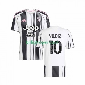 Billige Fotballdrakter Juventus Kenan Yildiz 10 Hjemmedraktsett 2025/26 Kortermet
